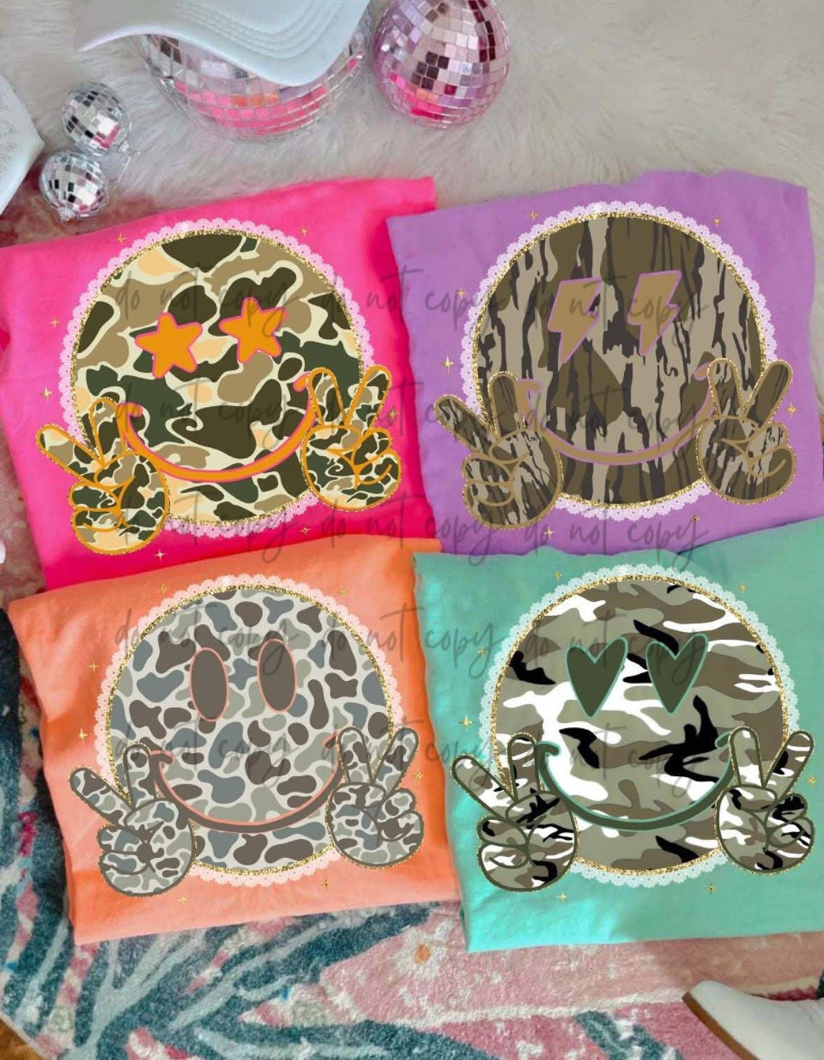 Camo faces Tshirt, Tank or sweatshirt