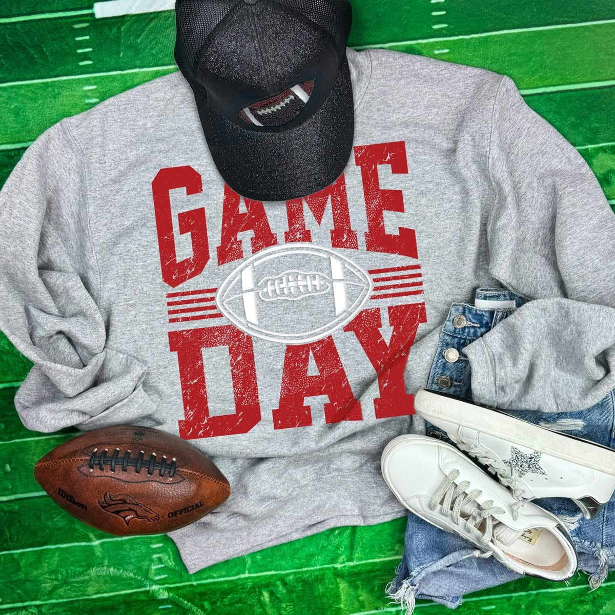 Game Day (puff football) T-shirt, Tank or sweatshirt
