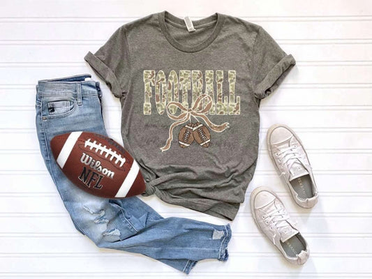 Football camo Tshirt, Tank or sweatshirt
