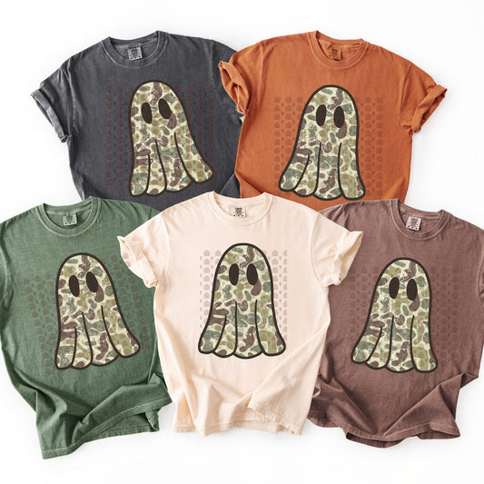 Camo Ghost T-shirt, Tank or sweatshirt