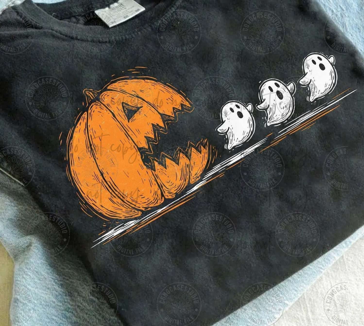 Pumpkin retro vibe T-shirt, Tank or sweatshirt