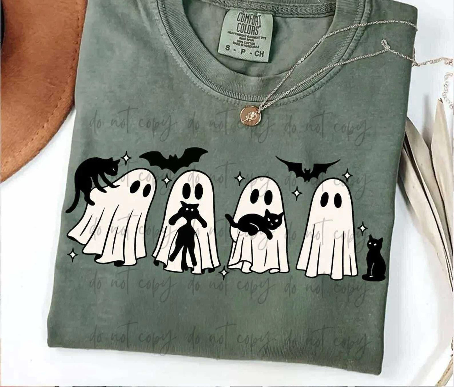 Ghosts and their black kittens T-shirt, Tank or sweatshirt