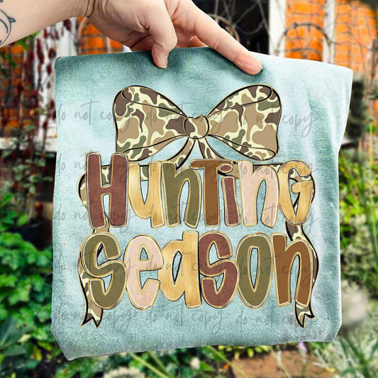 Bow Hunting season camo T-shirt, Tank or sweatshirt