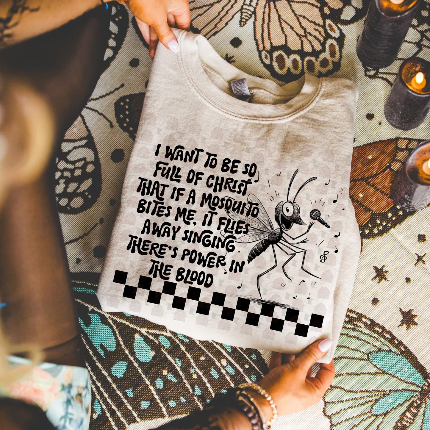 Power in the blood T-shirt, Tank or sweatshirt