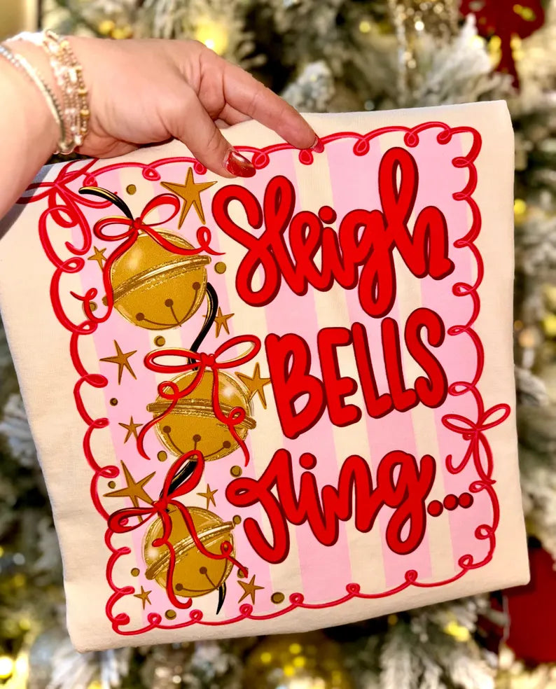 Sleigh bells ring T-shirt, or sweatshirt