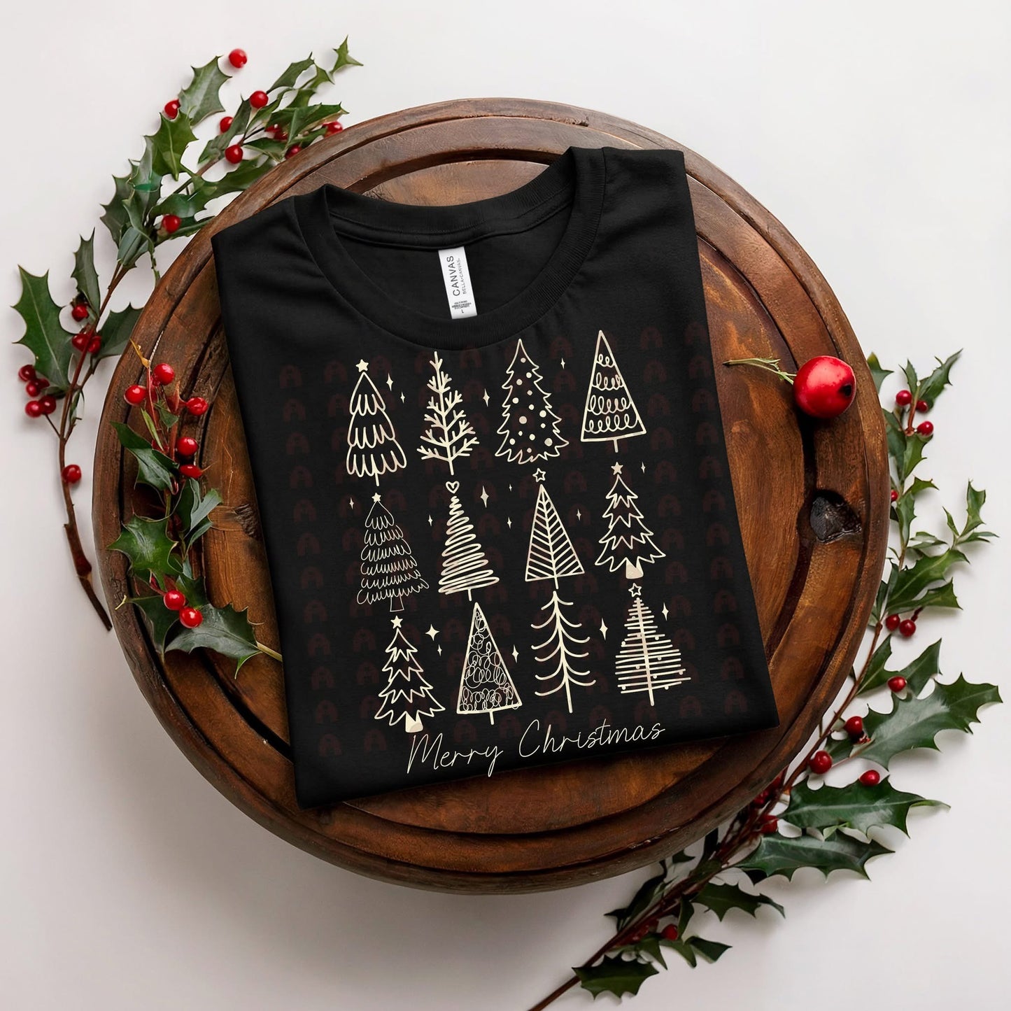 Merry Christmas trees T-shirt, or sweatshirt