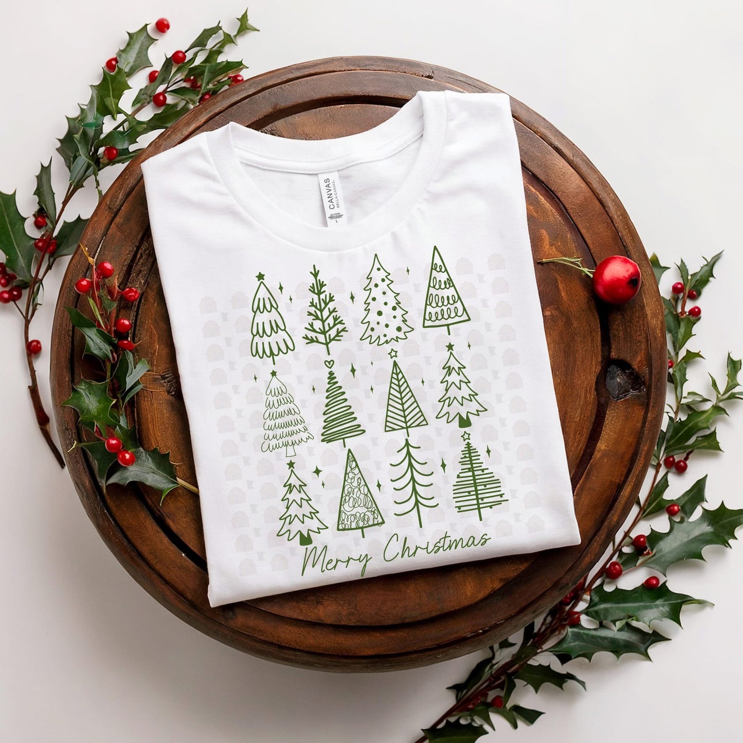 Merry Christmas trees T-shirt, or sweatshirt