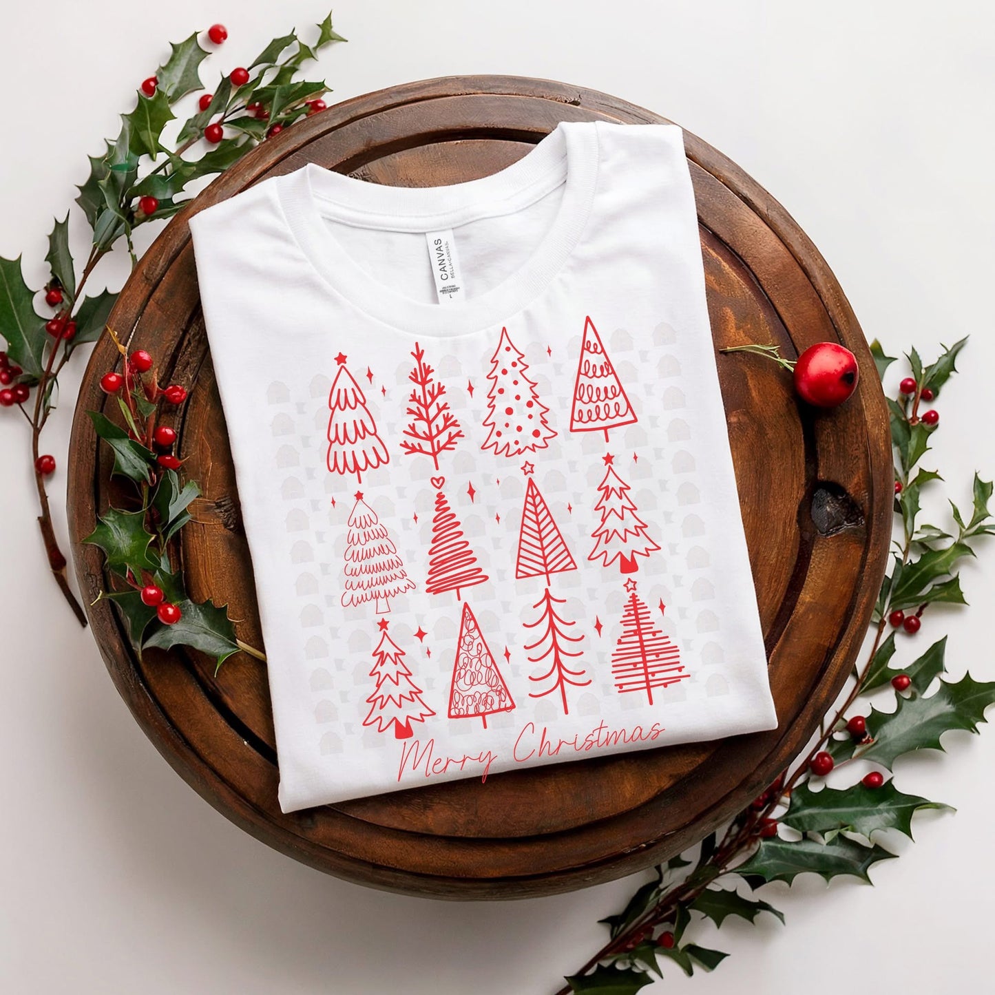 Merry Christmas trees T-shirt, or sweatshirt