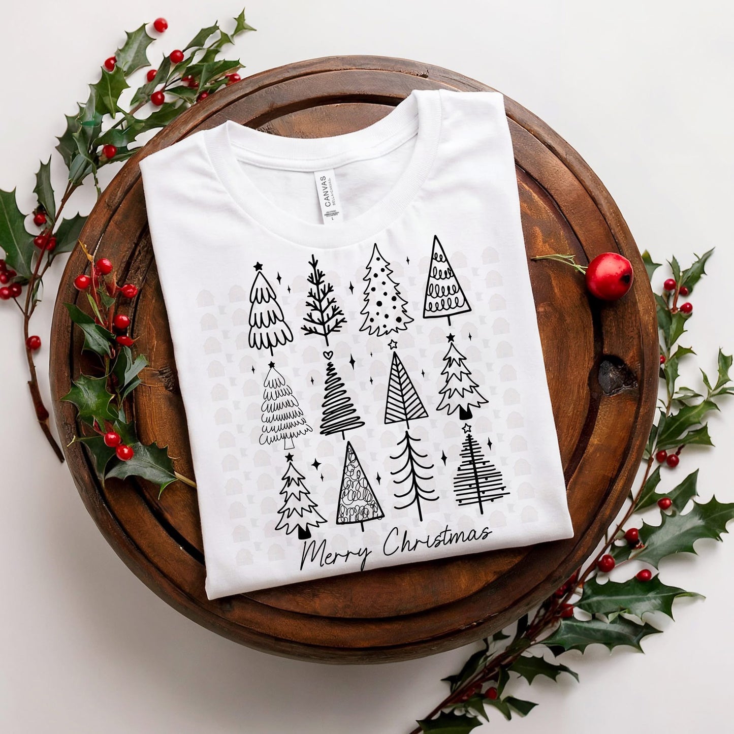 Merry Christmas trees T-shirt, or sweatshirt