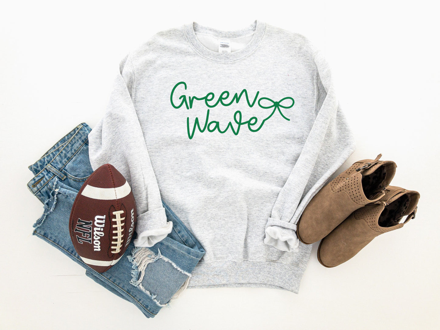 It’s Bow cute Green Wave T-shirt, Tank or sweatshirt
