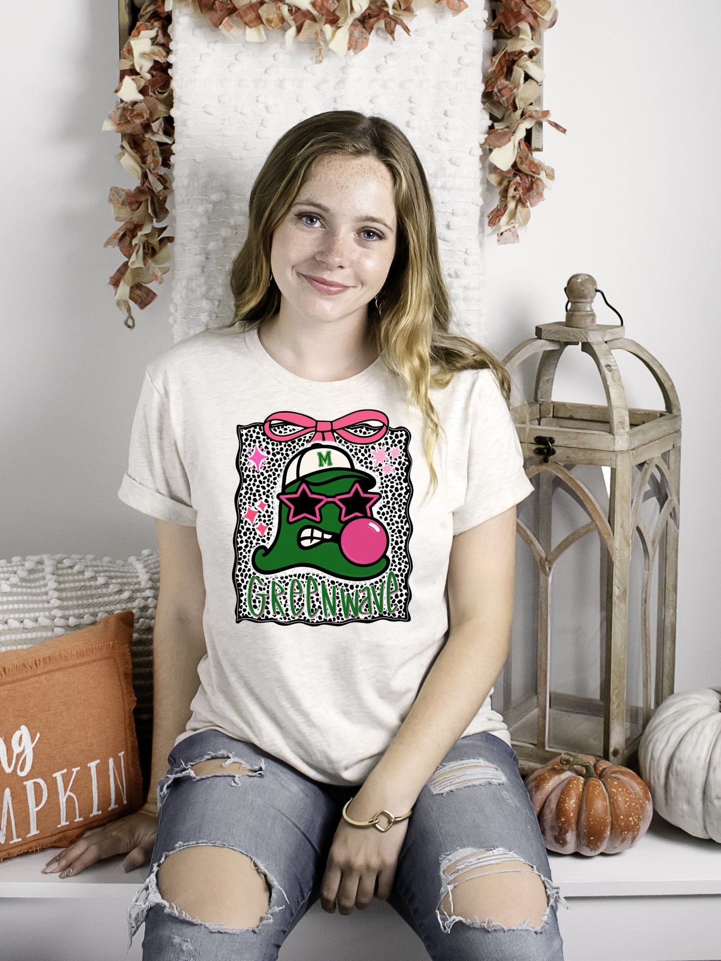 Green Wave bubble T-shirt, Tank or sweatshirt