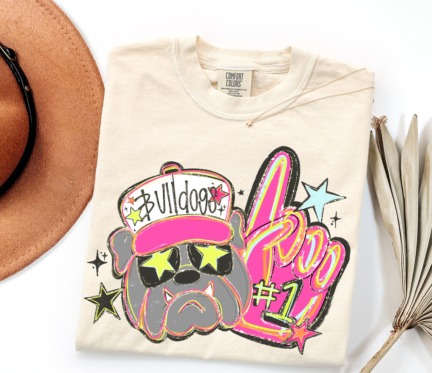 Neon softball, baseball or volleyball T-shirt or sweatshirt