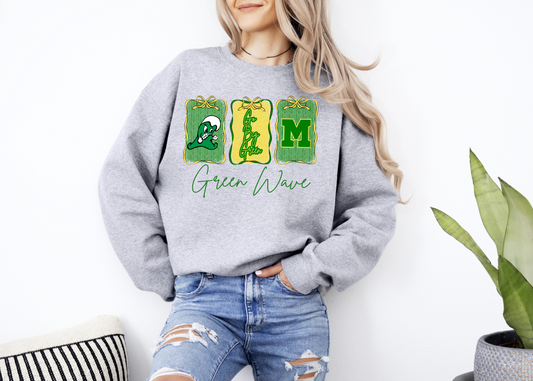 Coquette Green Wave T-shirt, Tank or sweatshirt