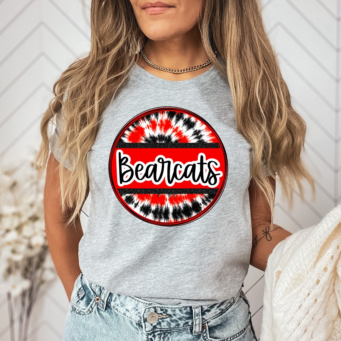 Tie dye banner Bearcats T-shirt or Sweatshirt