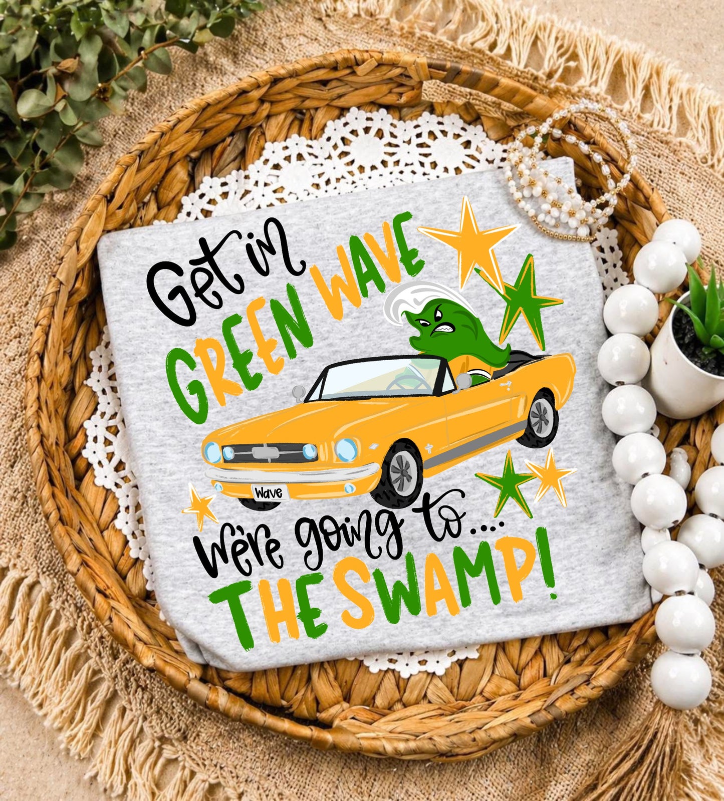 We’re going to the swamp T-shirt, or sweatshirt