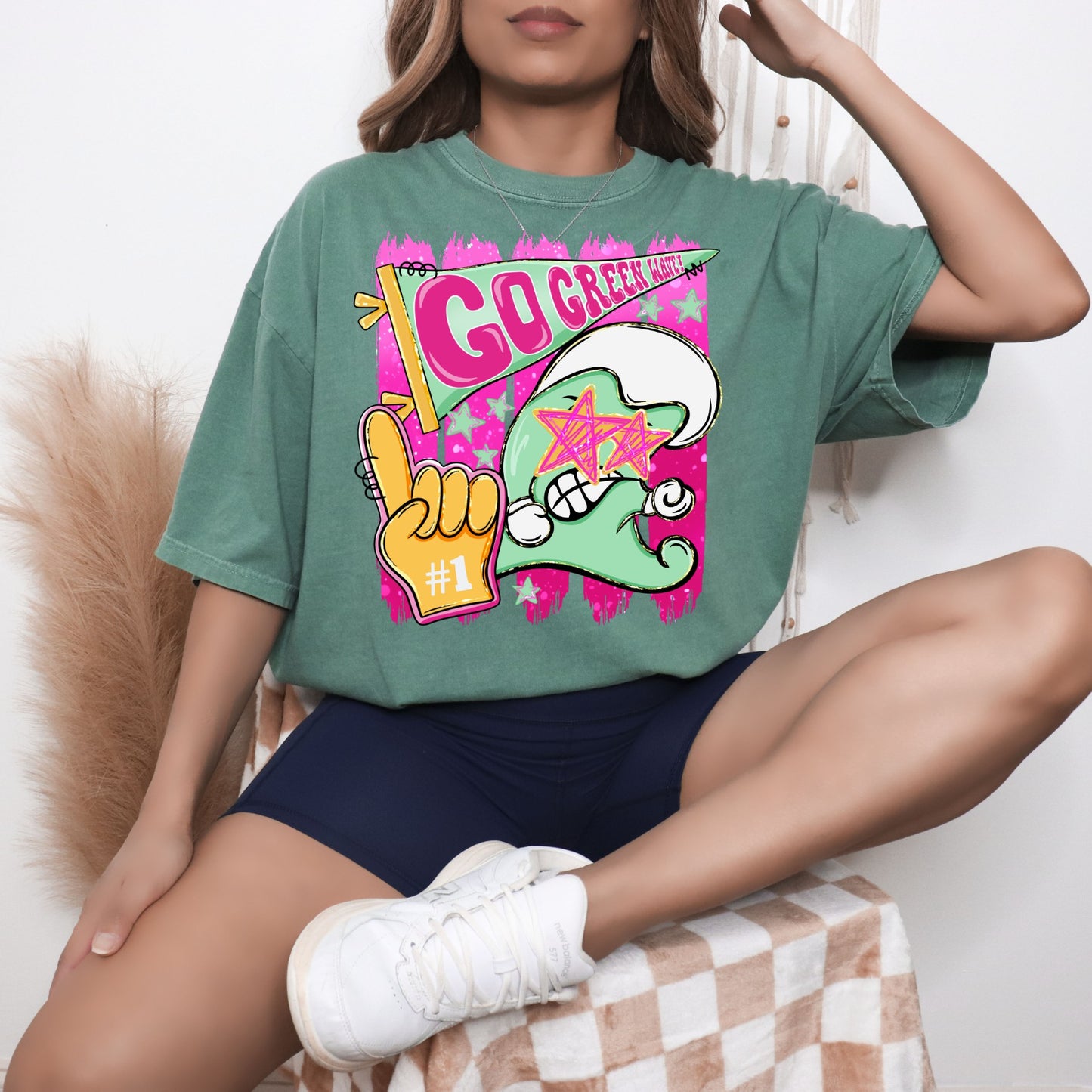 Go Green Wave  T-shirt, or sweatshirt