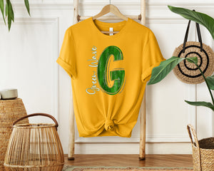 M or G Letter/Green Wave T-shirt or Sweatshirt