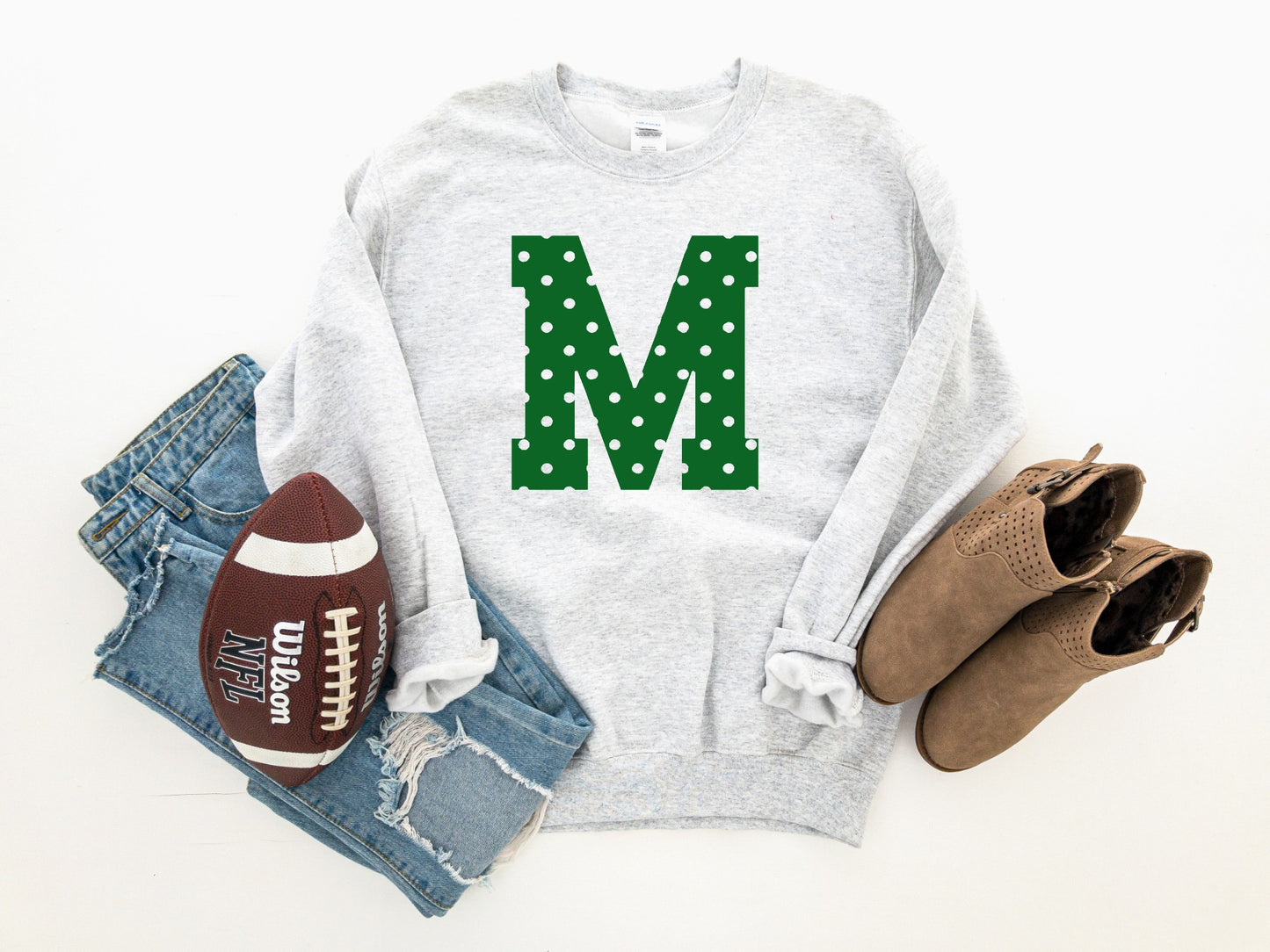 Dots and more dots Green wave T-shirt, or sweatshirt