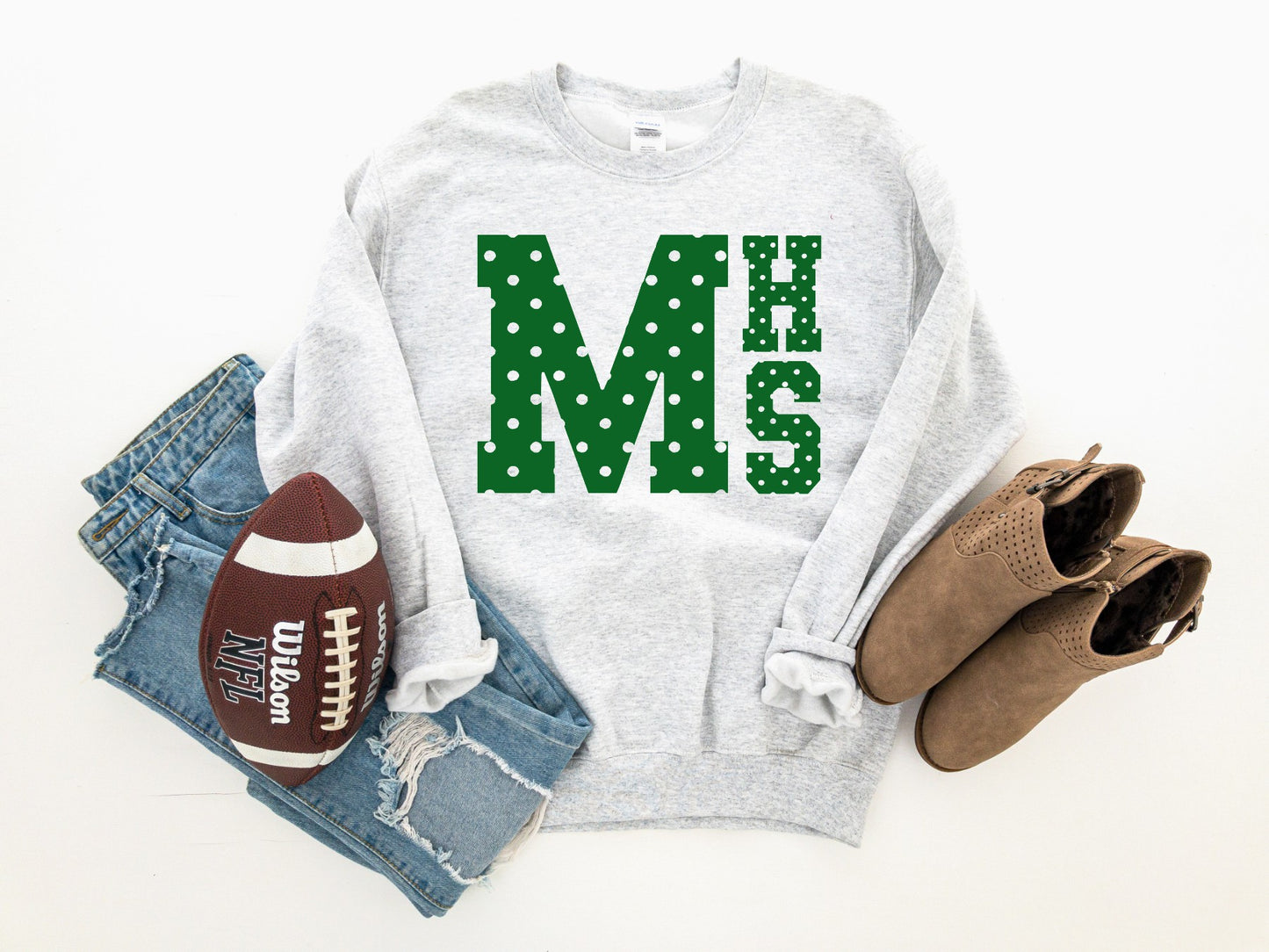 Dots and more dots Green wave T-shirt, or sweatshirt