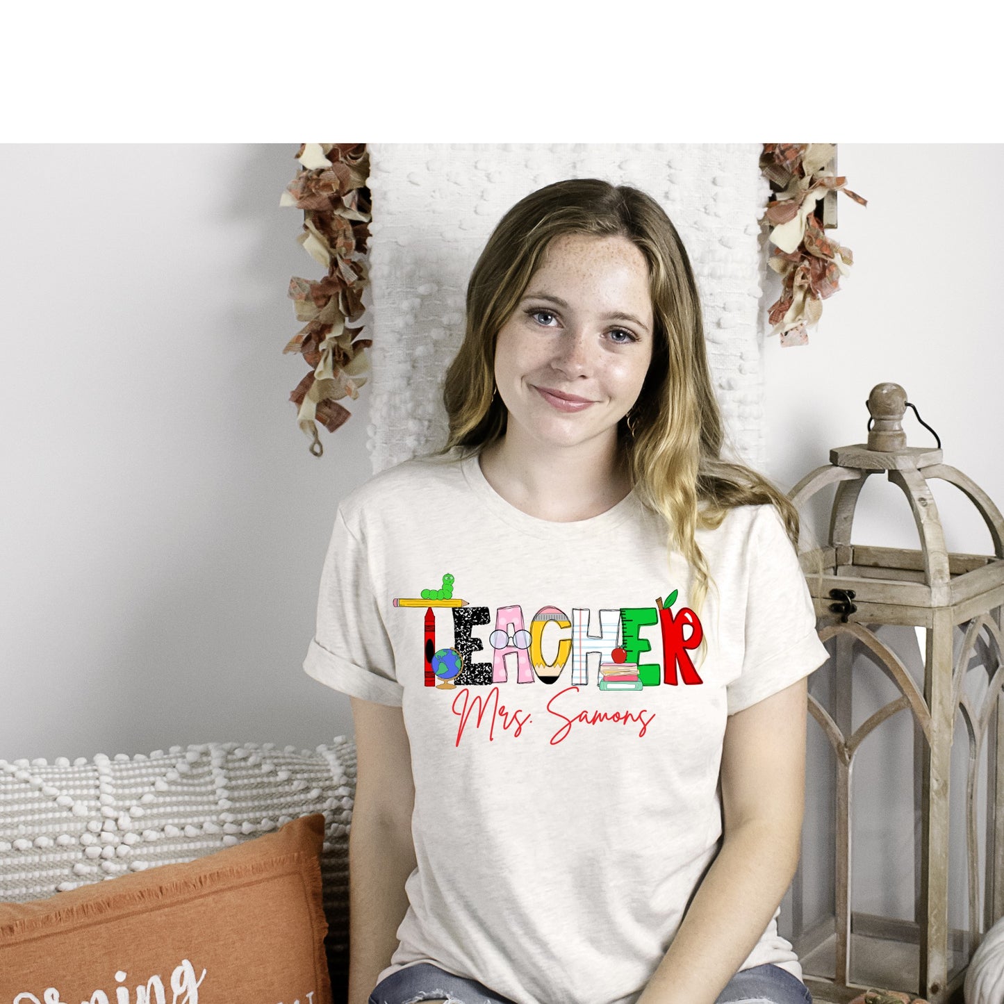 Back to School personalized Teacher T-shirt or Sweatshirt