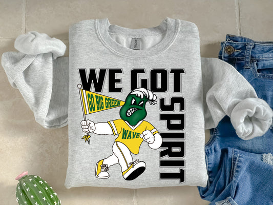 We got Spirit T-shirt, Tank or sweatshirt