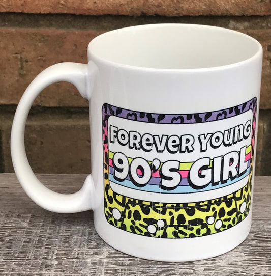 90's girl cassette tape mug