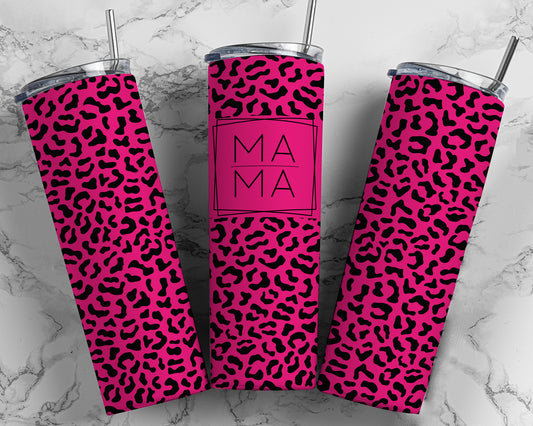 Mama Leopard 20 oz tumbler