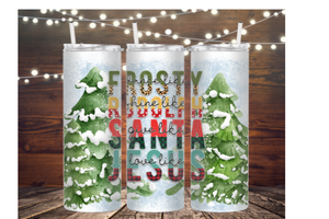 Love like Jesus tumbler