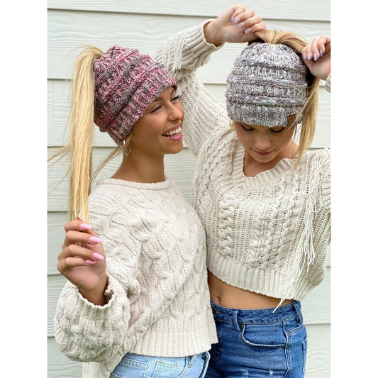 Ponytail Confetti C.C. Beanie