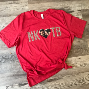 New kids personalized heart T-Shirt