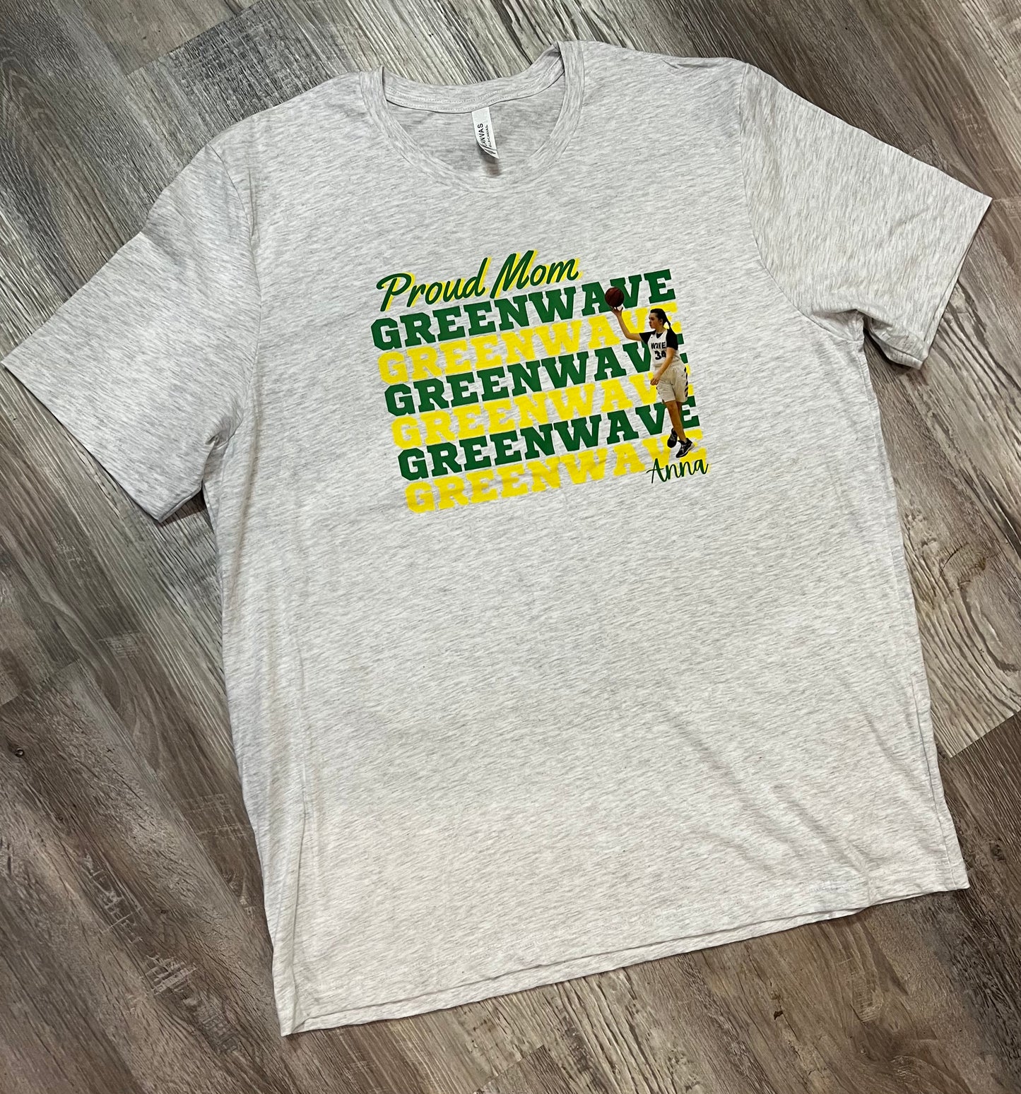 Custom school spirit/sports T-shirt