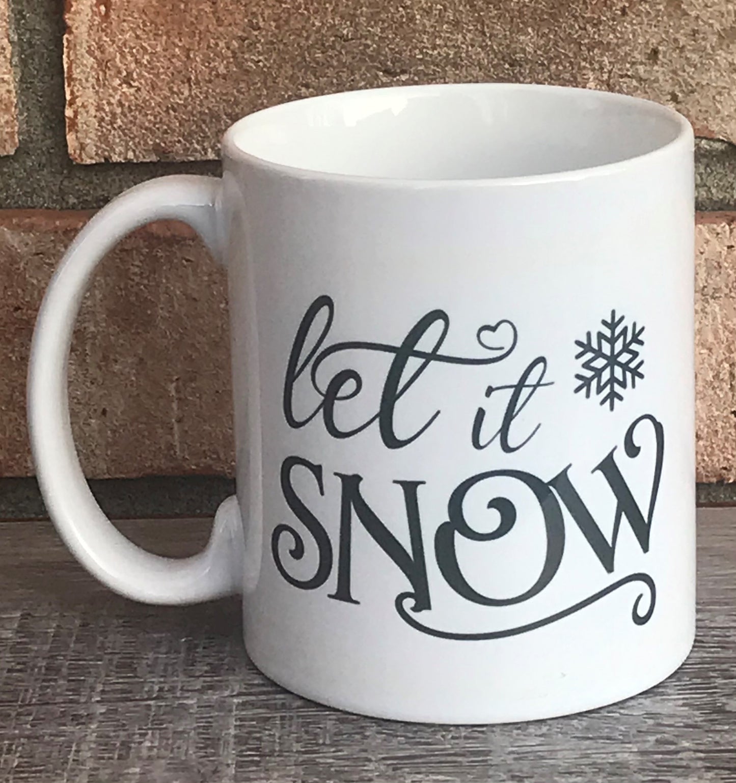 let it snow mug