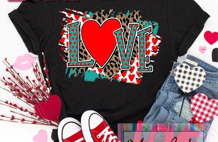 Turquoise love T-Shirt