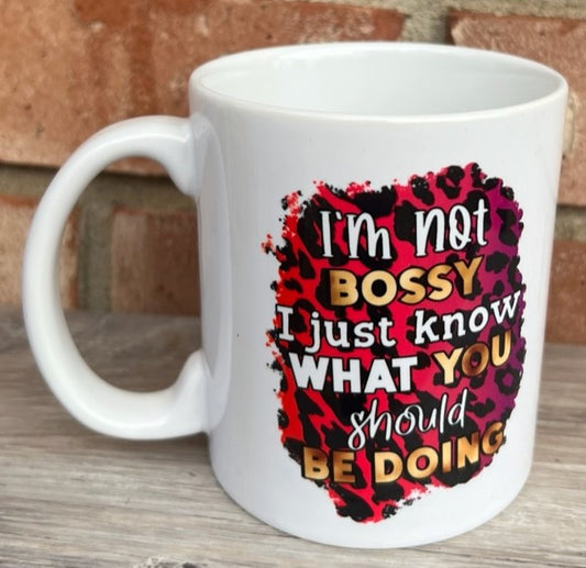 Not bossy mug