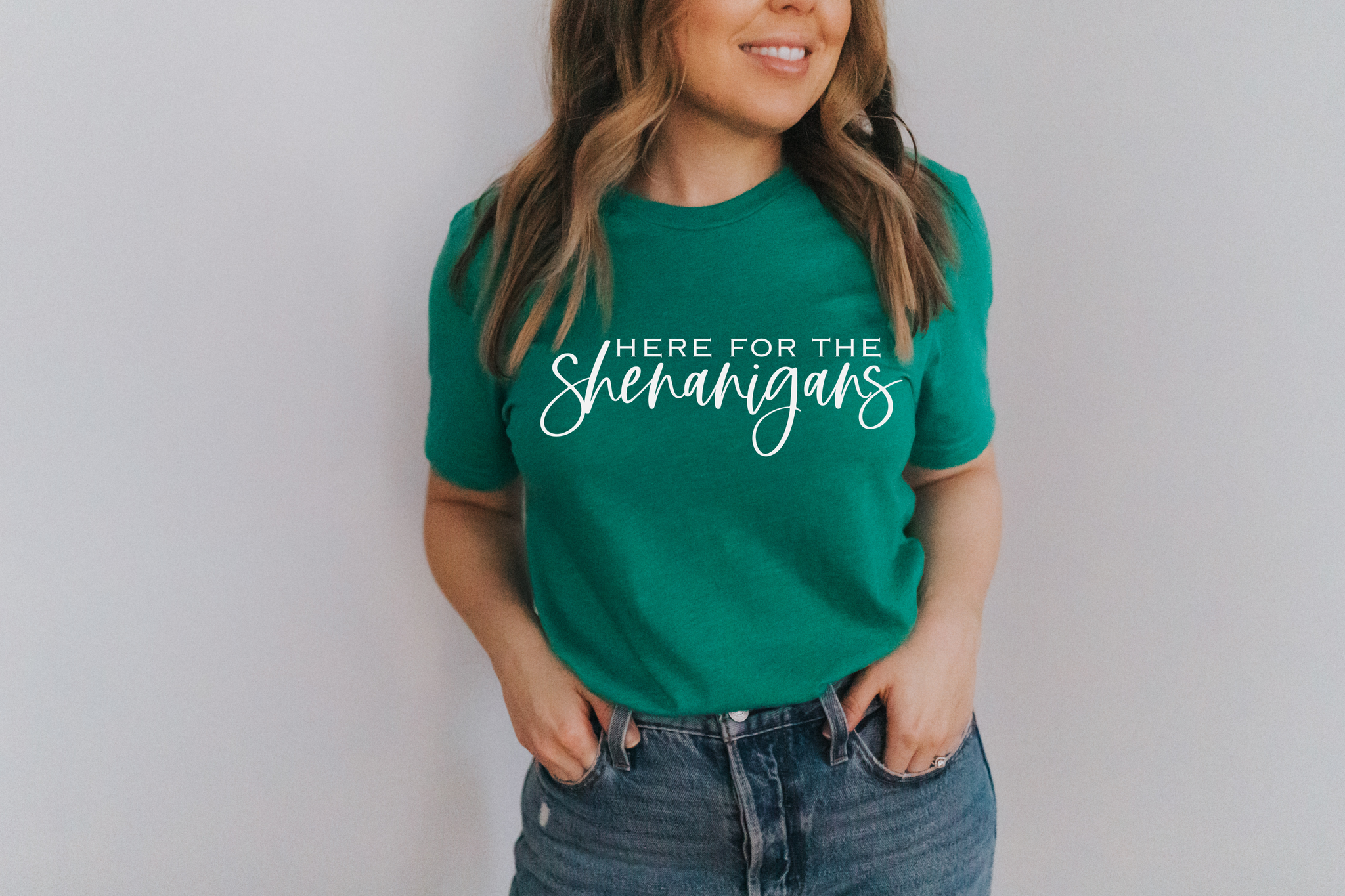 Here for the Shenanigans t-shirt