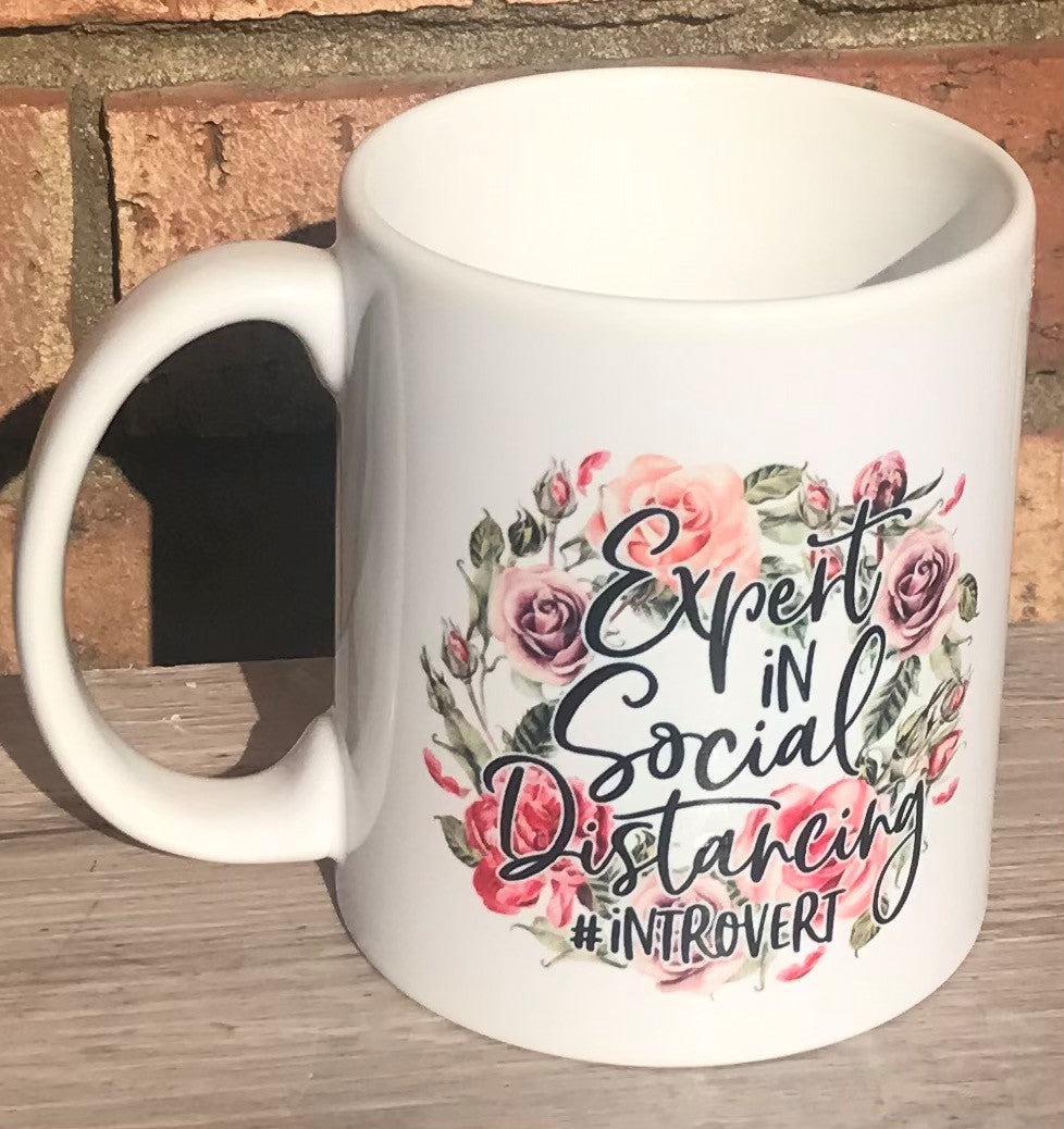 Social Distancing expert mug